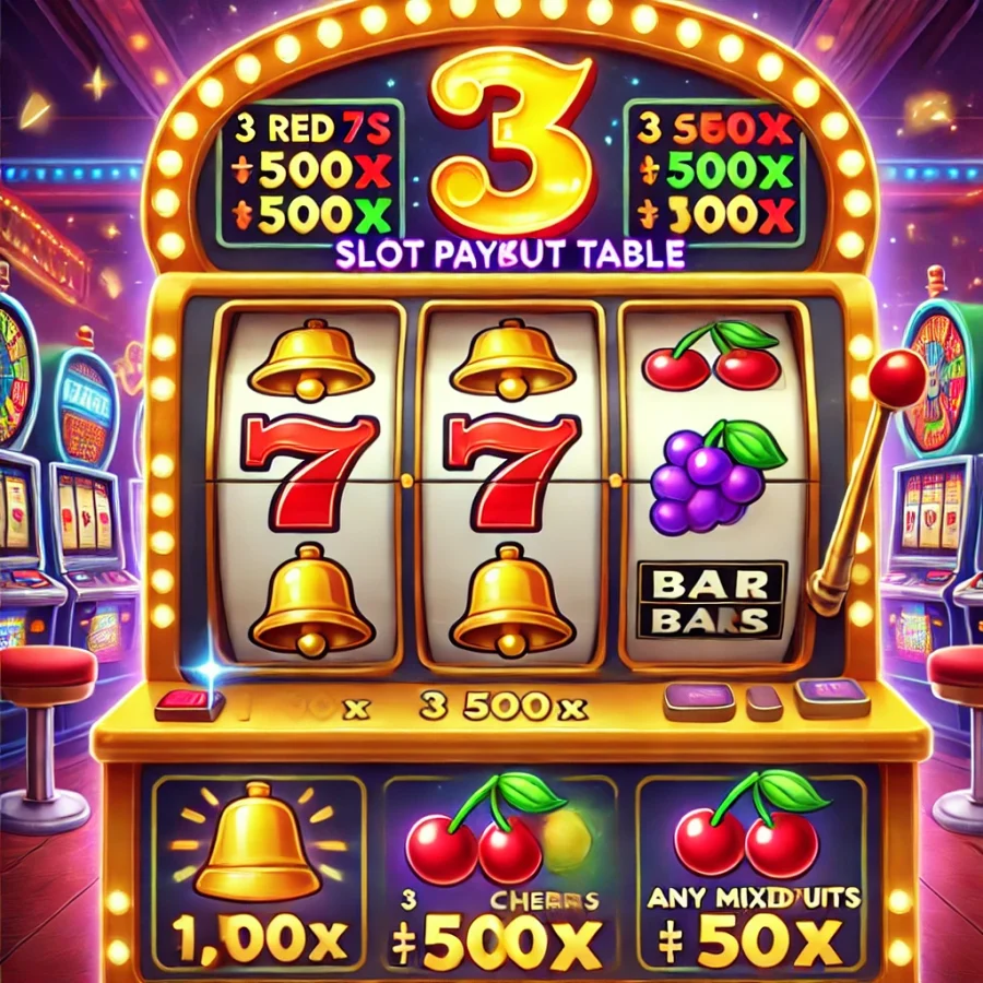 Таблица Выплат Слота Lucky Streak 3